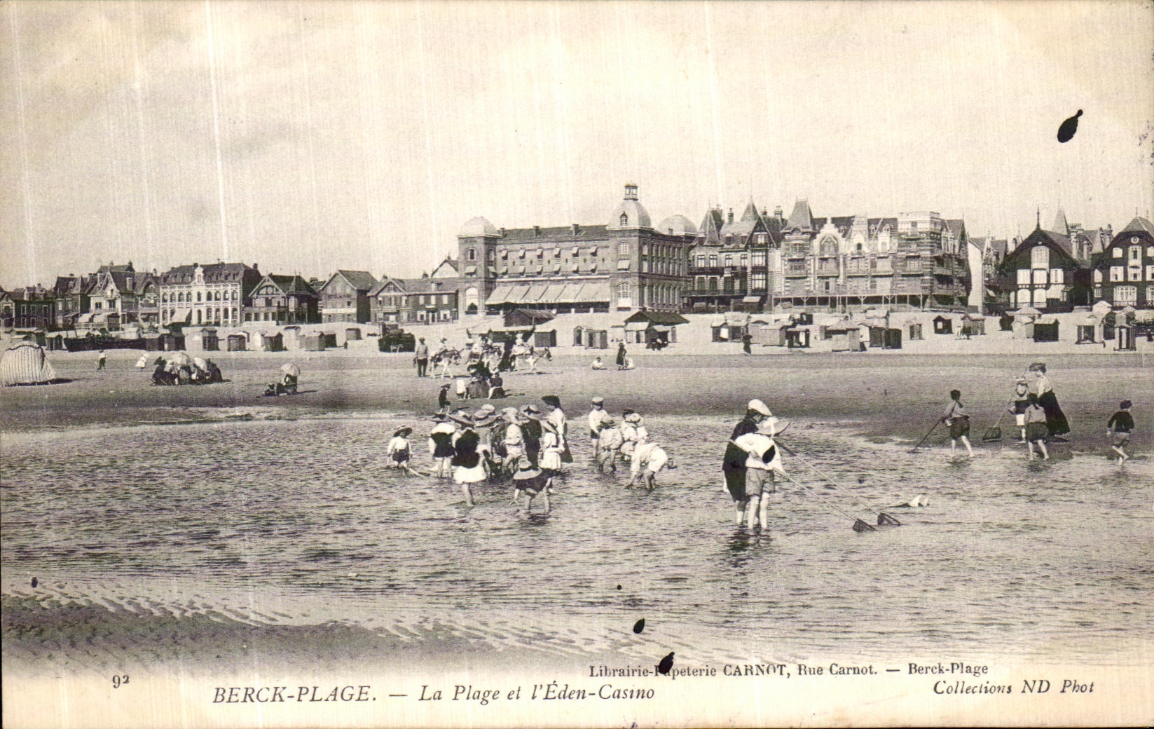 CPA Berck Plage La Plage et l Eden Casino