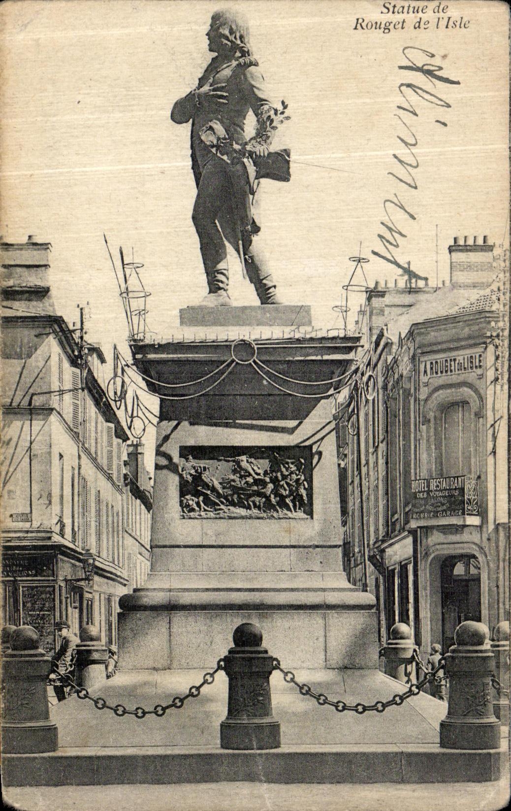 VINTAGE POSTCARD Paris Rules of mullet of L isle