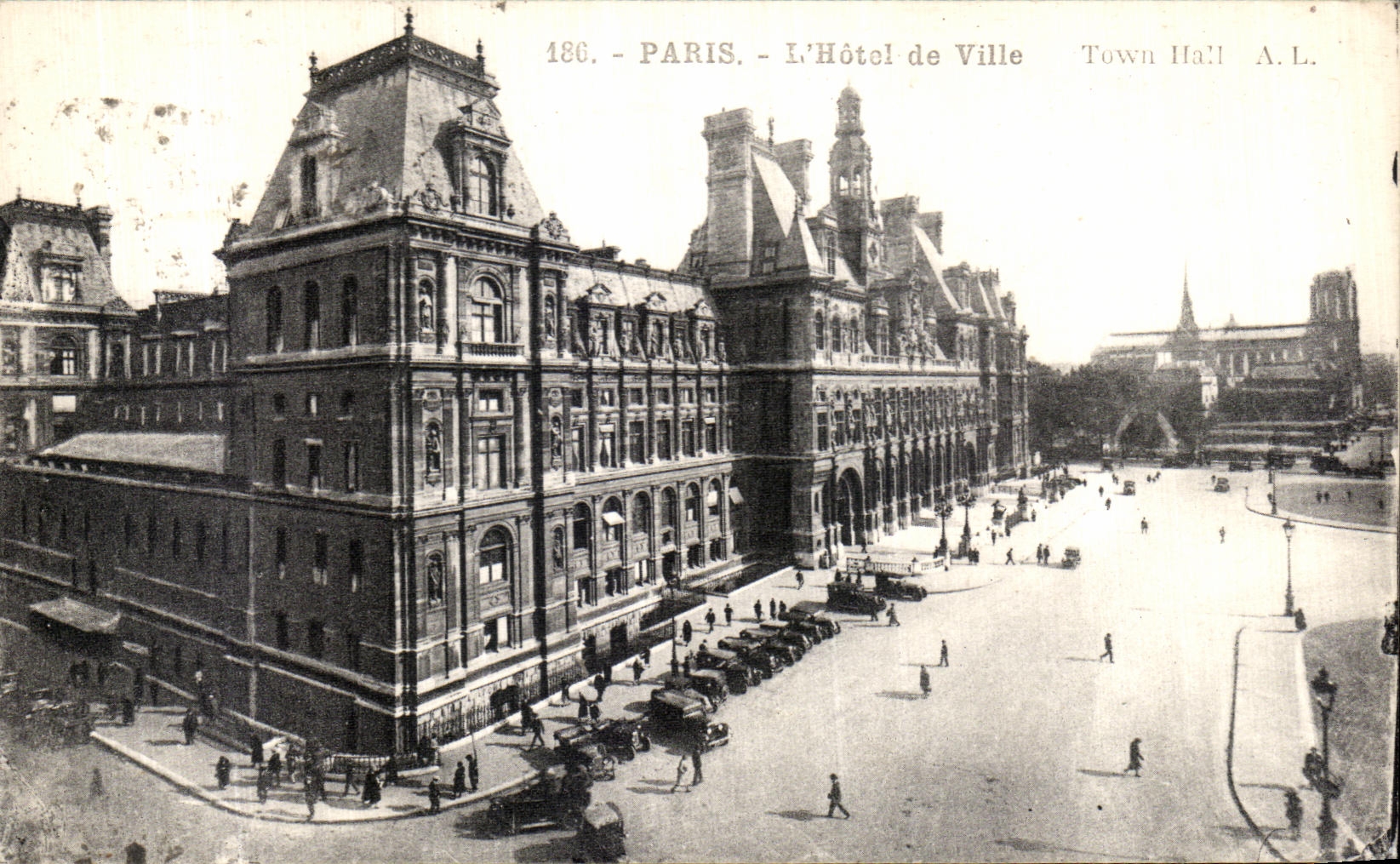 CPA Paris L Hotel De Ville Notre DAme