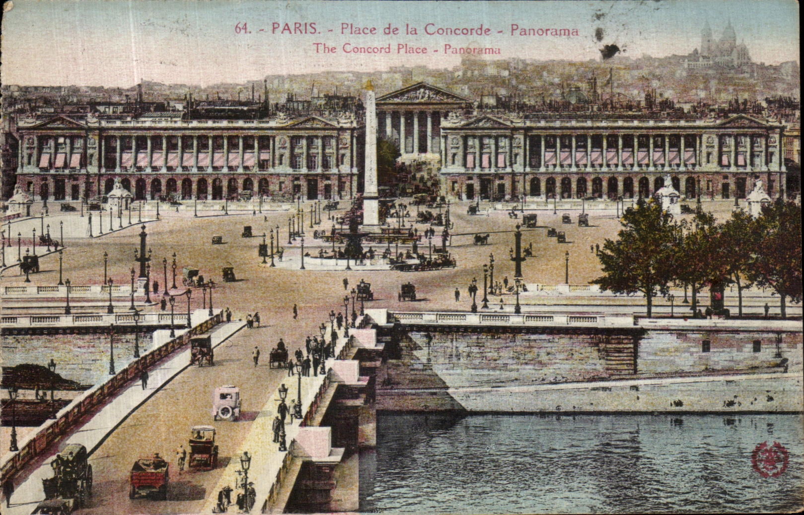 CPA Paris Place de la Concorde Panorama