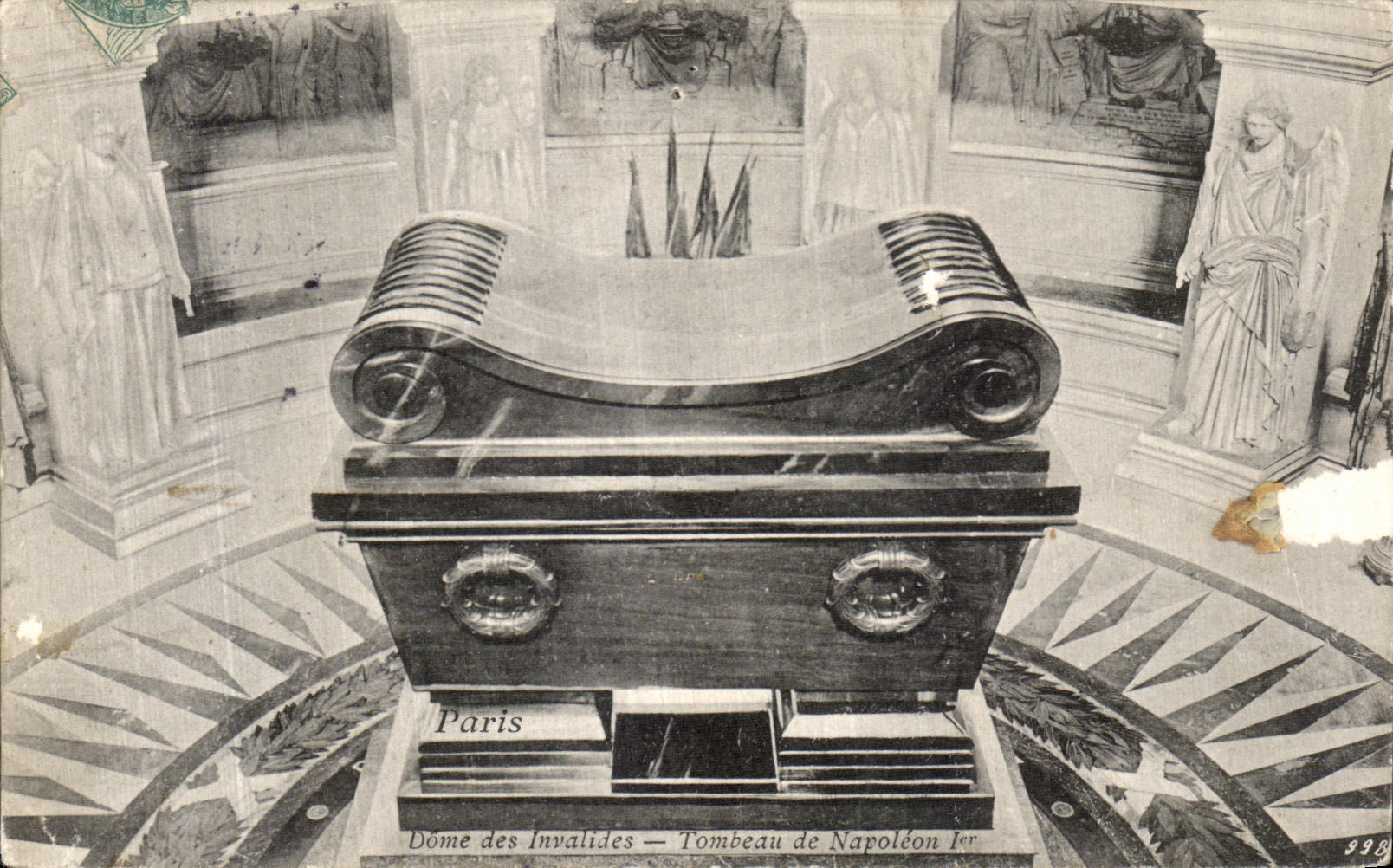 VINTAGE POSTCARD Paris Dome of the Invalids Tomb of Napoleon 1st