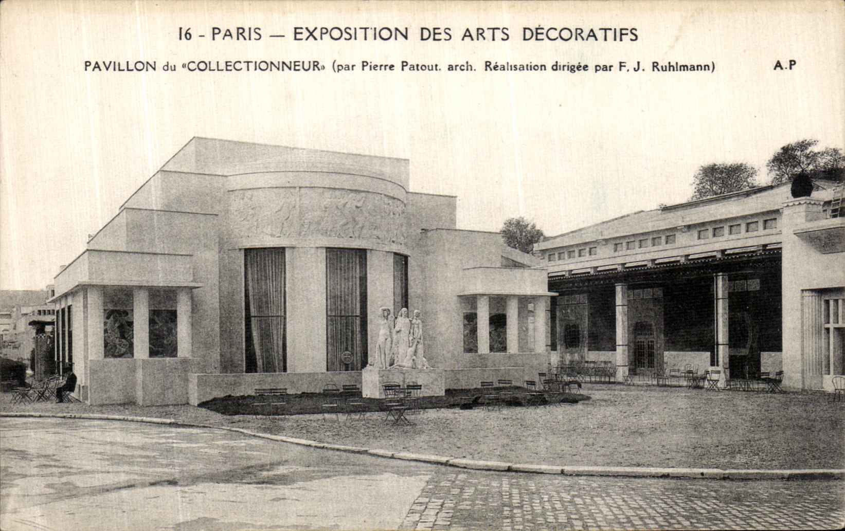 Feria de Paris de la POSTAL de la VENDIMIA del colector decorativo de la casa de los artes