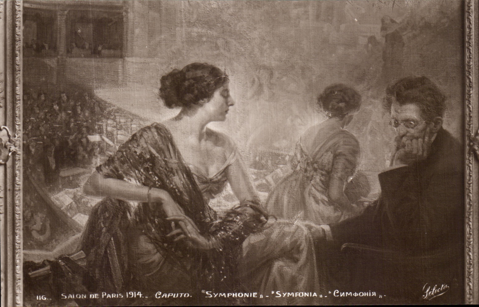 CPA Saion De Paris 1914 Caputo Symphonie 