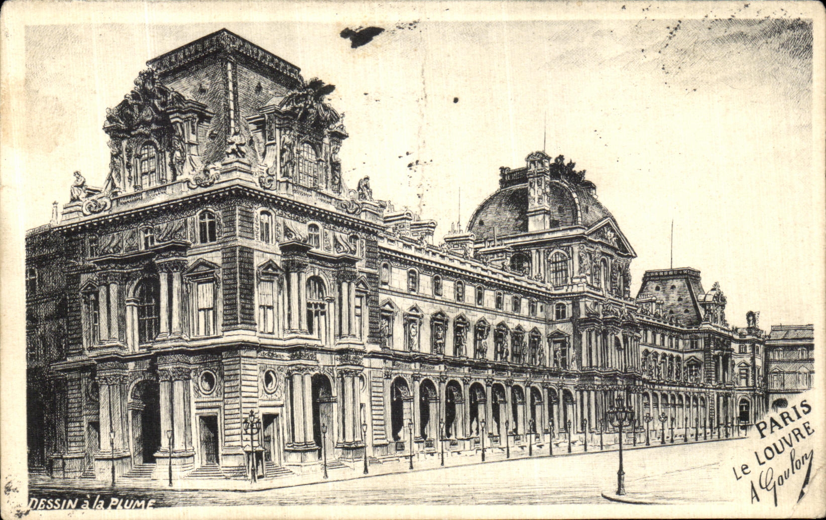 Lumbrera Goulon de Paris de la POSTAL de la VENDIMIA