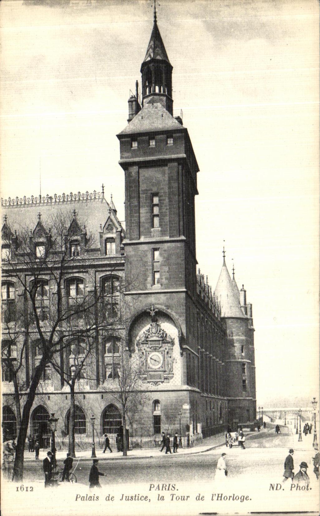 CPA Paris Palais de Justice La Tour de l Horloge 