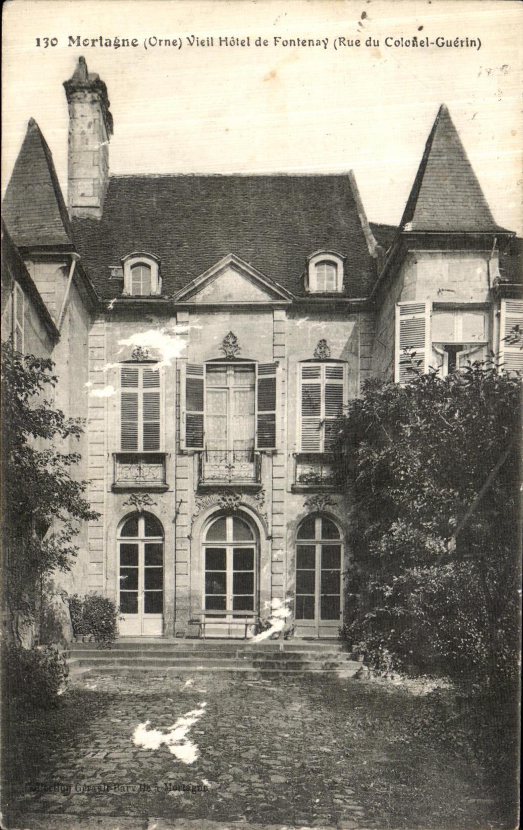 VINTAGE POSTCARD Mortagne Old people s home of the City