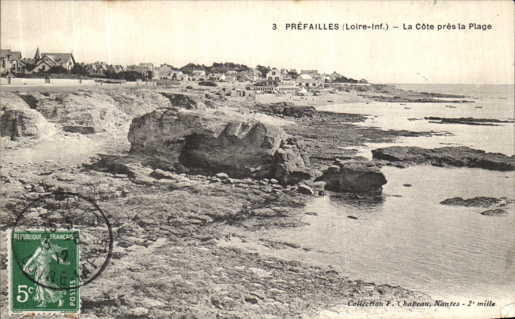 CPA Prefailles La Cote Pres la Plage