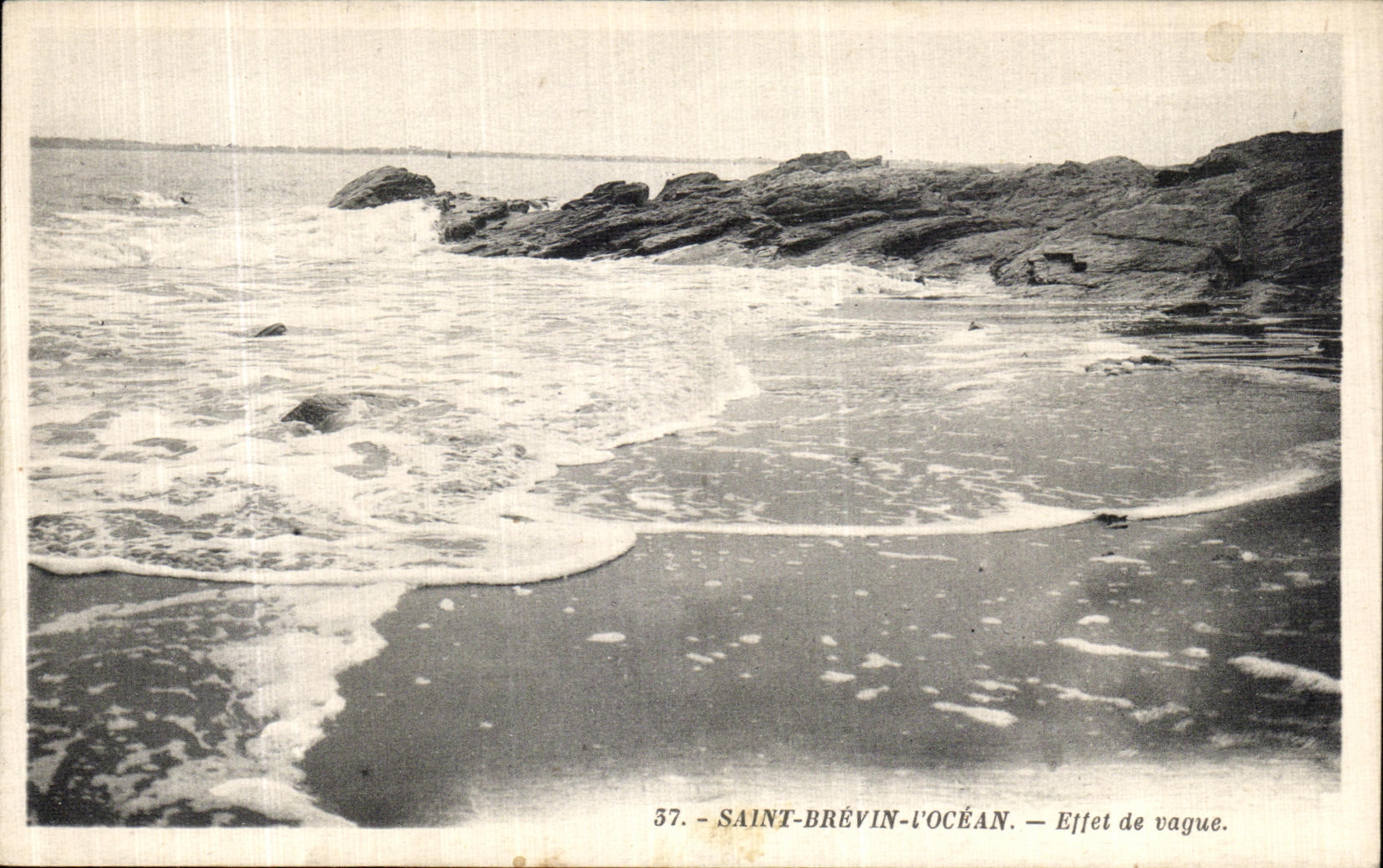 CPA St Brevin l Ocean Effet de Vague