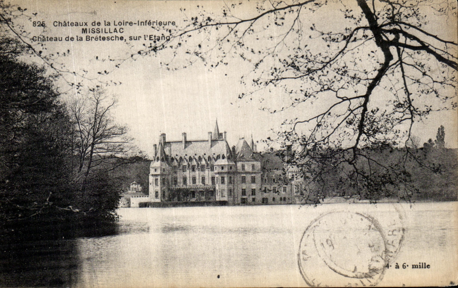 CPA Chateaux de la Loire Inferieure Missillac Chateau de la Bretesche sur l Etang