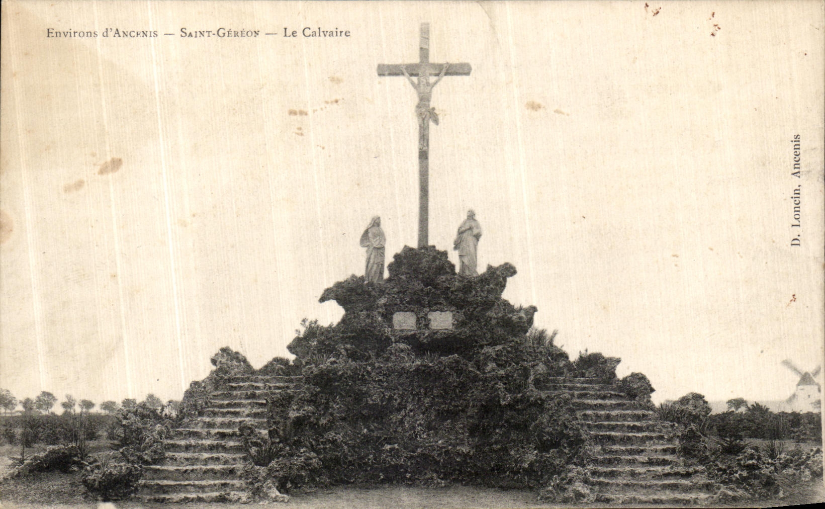 CPA Environs d Ancenis Saint Gereny Le Calvaire