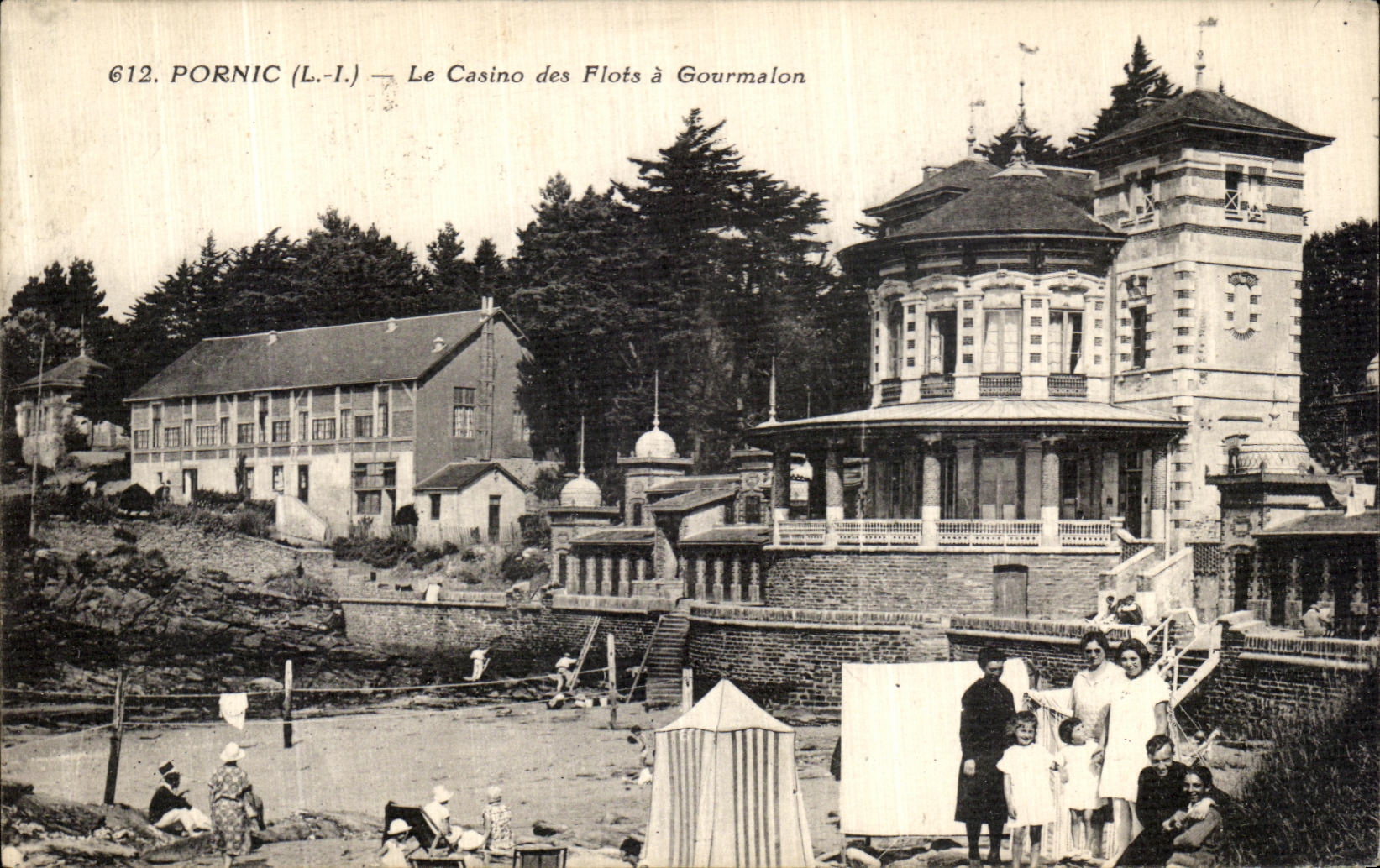 CPA Pornic Le Casino des Flots a Gourmalon