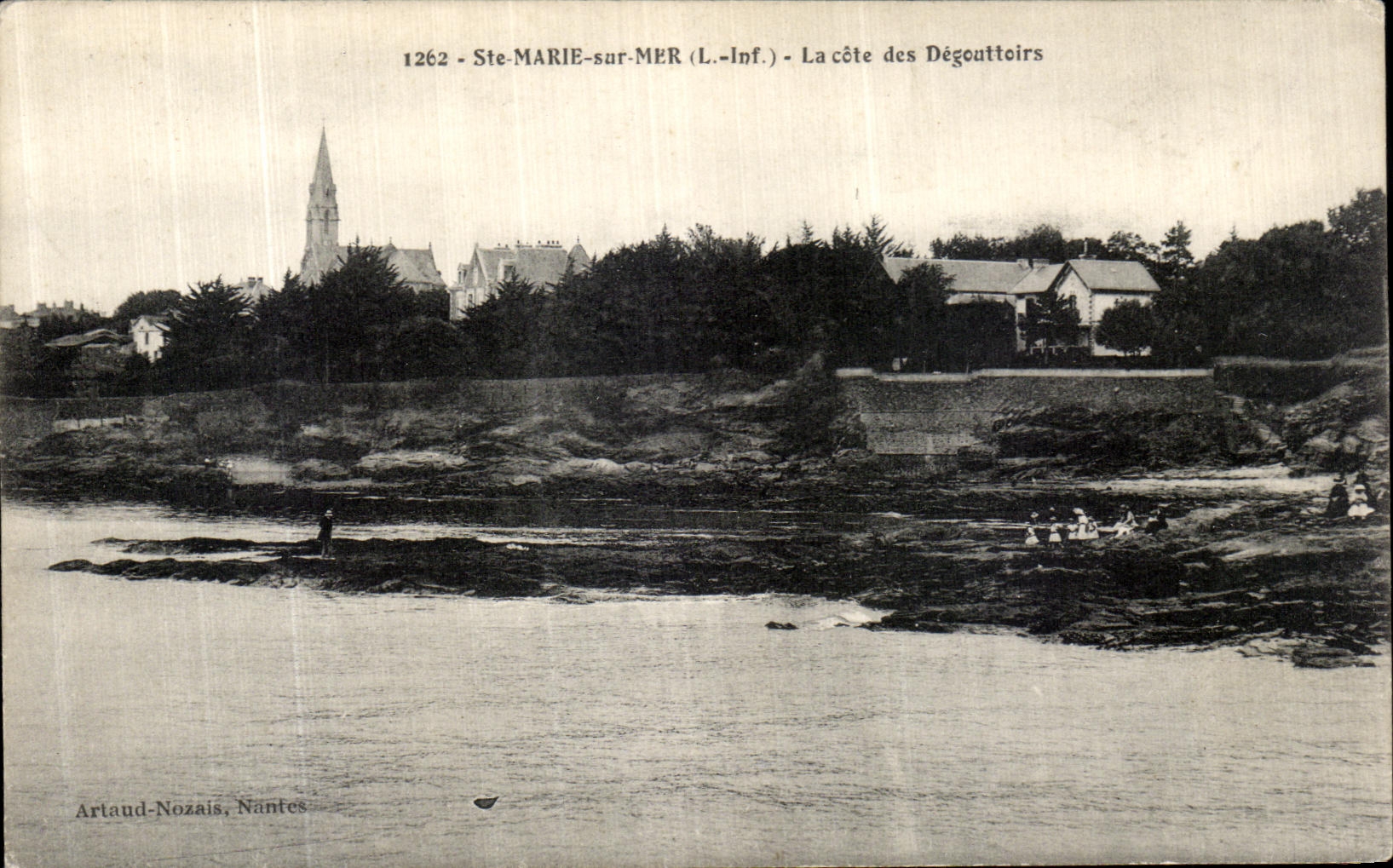 CPA Ste Marie sur Mer La Cote des Degouttoirs