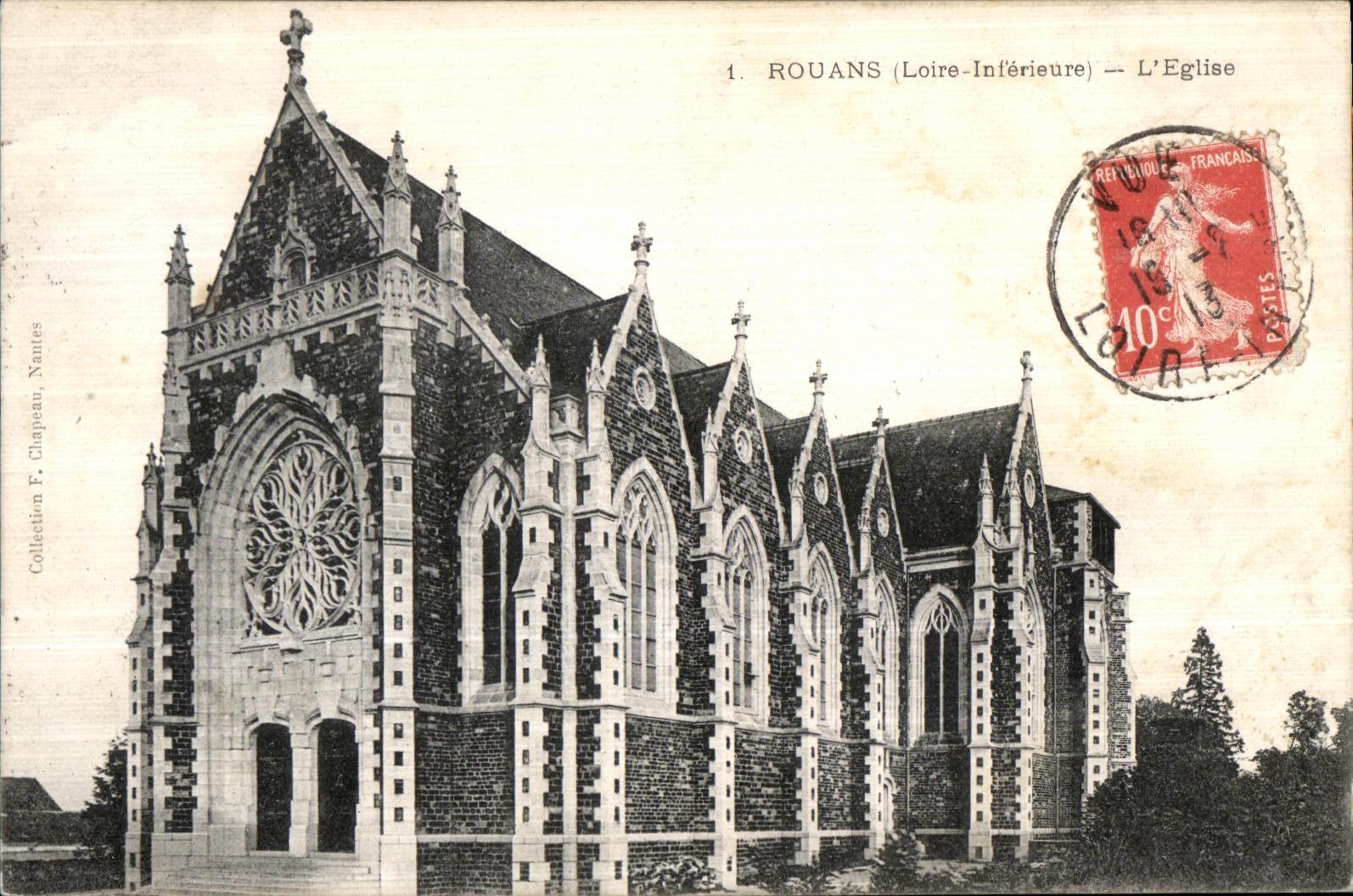 CPA Rouans L Eglise