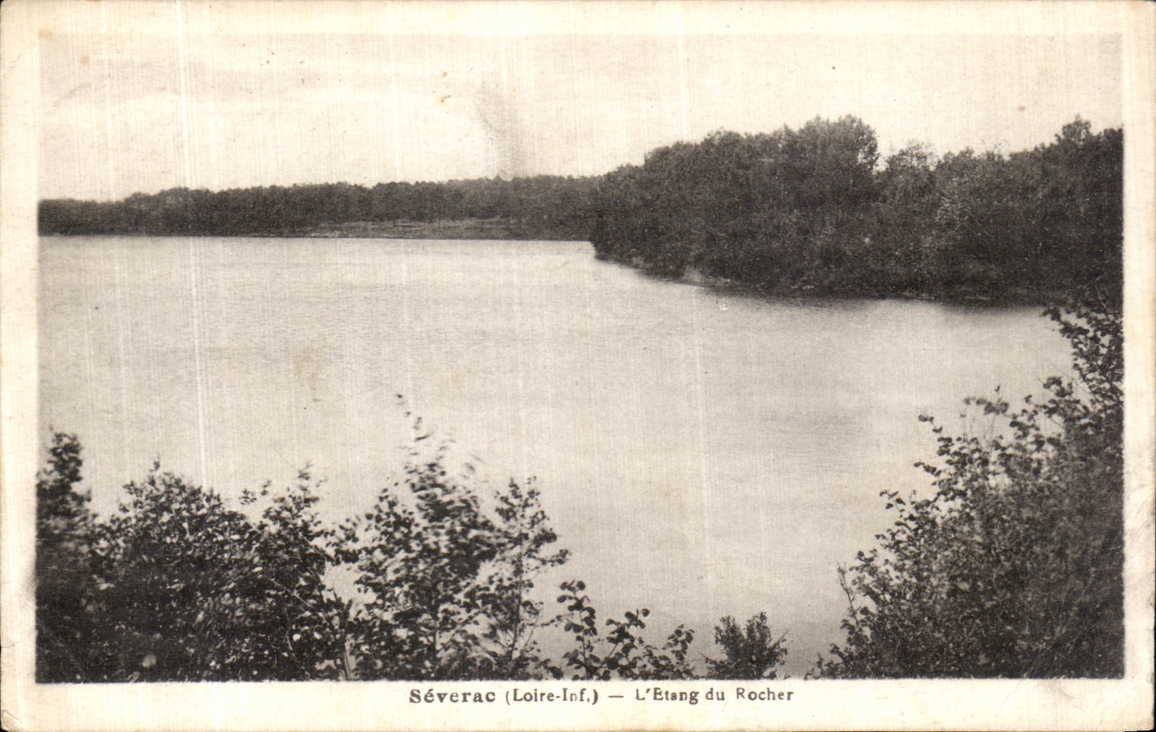 CPA Severac L Etang du Rocher