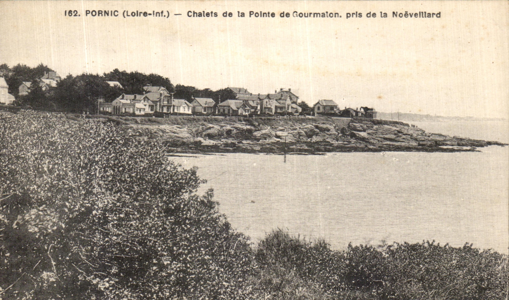 CPA Pornic Chalets de la Pointe de Gourmalon pris de la Noeveillard