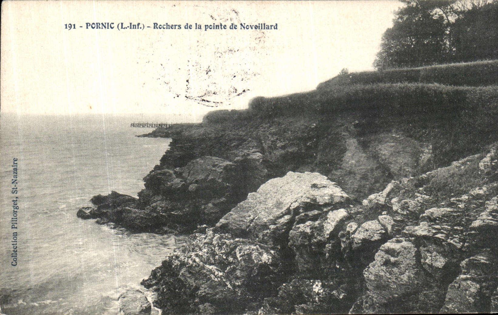 CPA Pornic Rochers de la Pointe de Noveillard