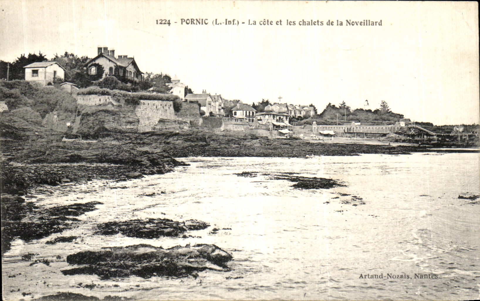 CPA Pornic La Cote et les Chalets de la Noveillard