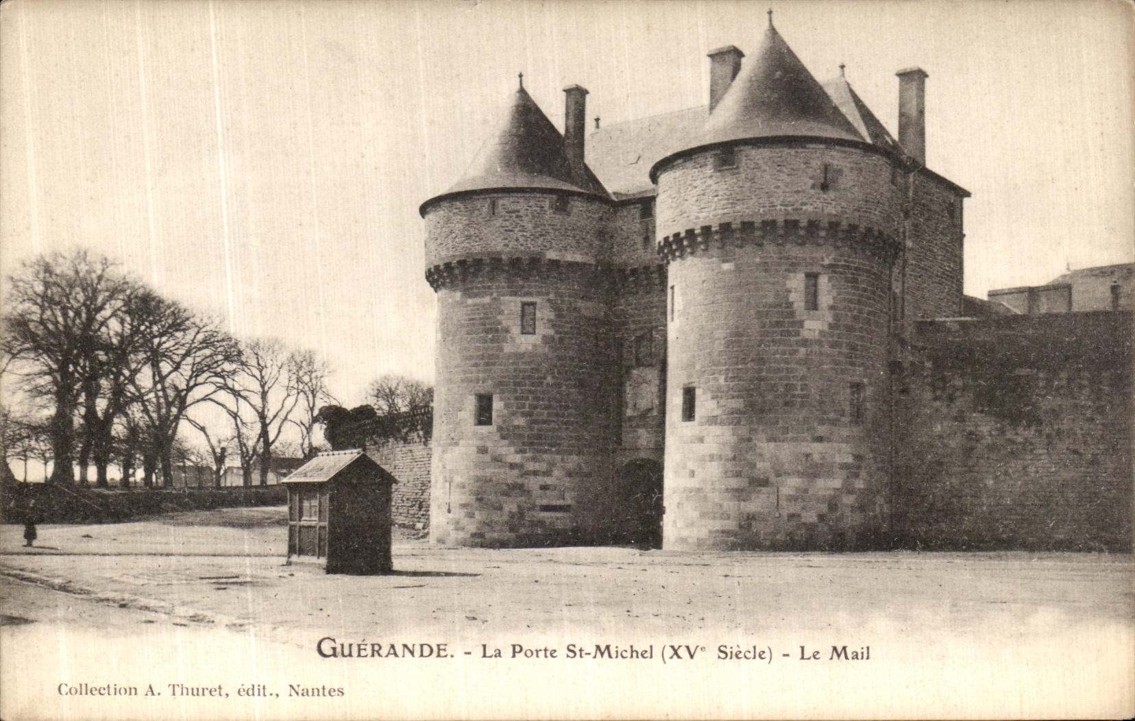 POSTAL Guerande de la VENDIMIA el St Miguel de la puerta el email