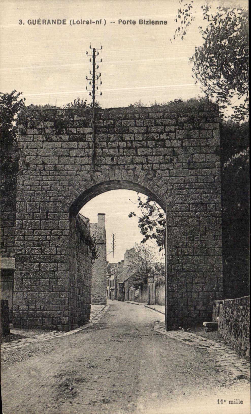La POSTAL Guerande de la VENDIMIA lleva Bizienne