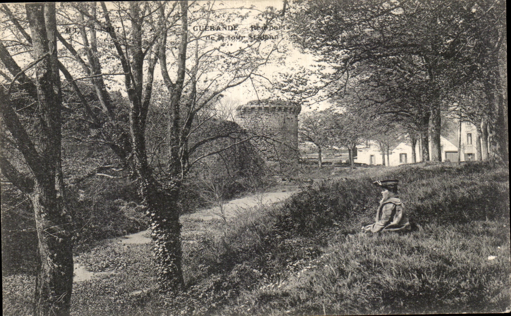Paredes de Guerande de la POSTAL de la VENDIMIA