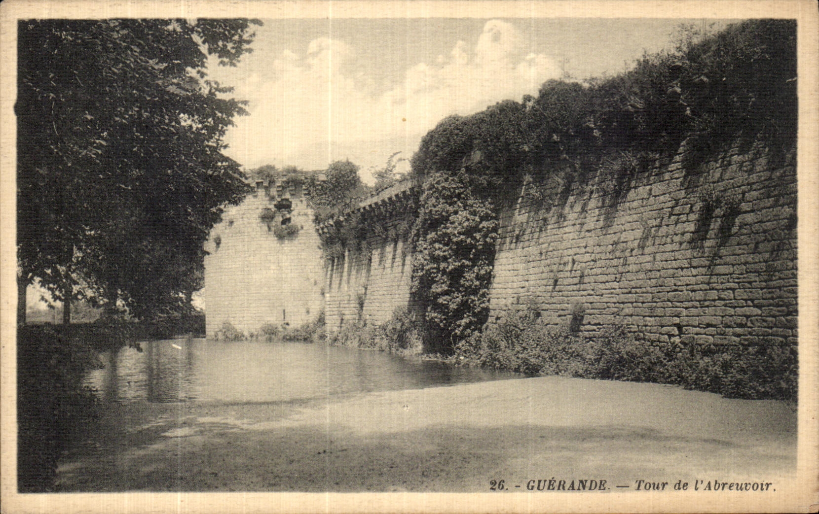 Vuelta de Guerande de la POSTAL de la VENDIMIA de L canal de alimentacion