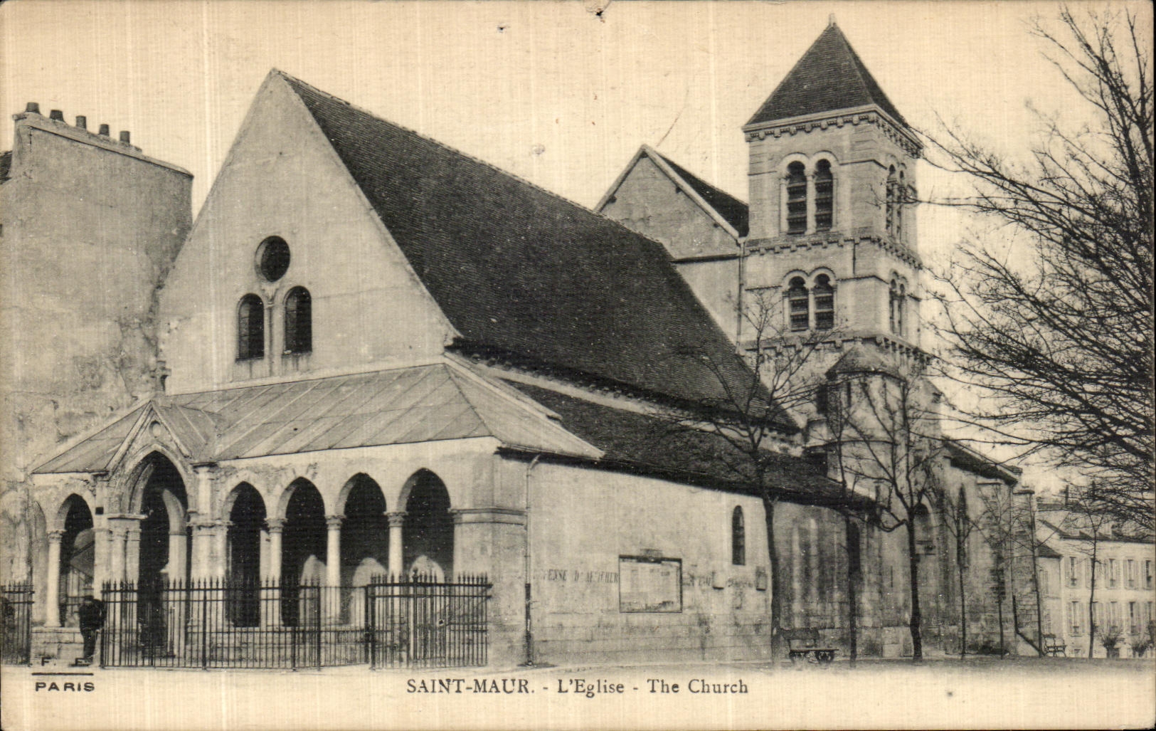 CPA Saint Maur L Eglise