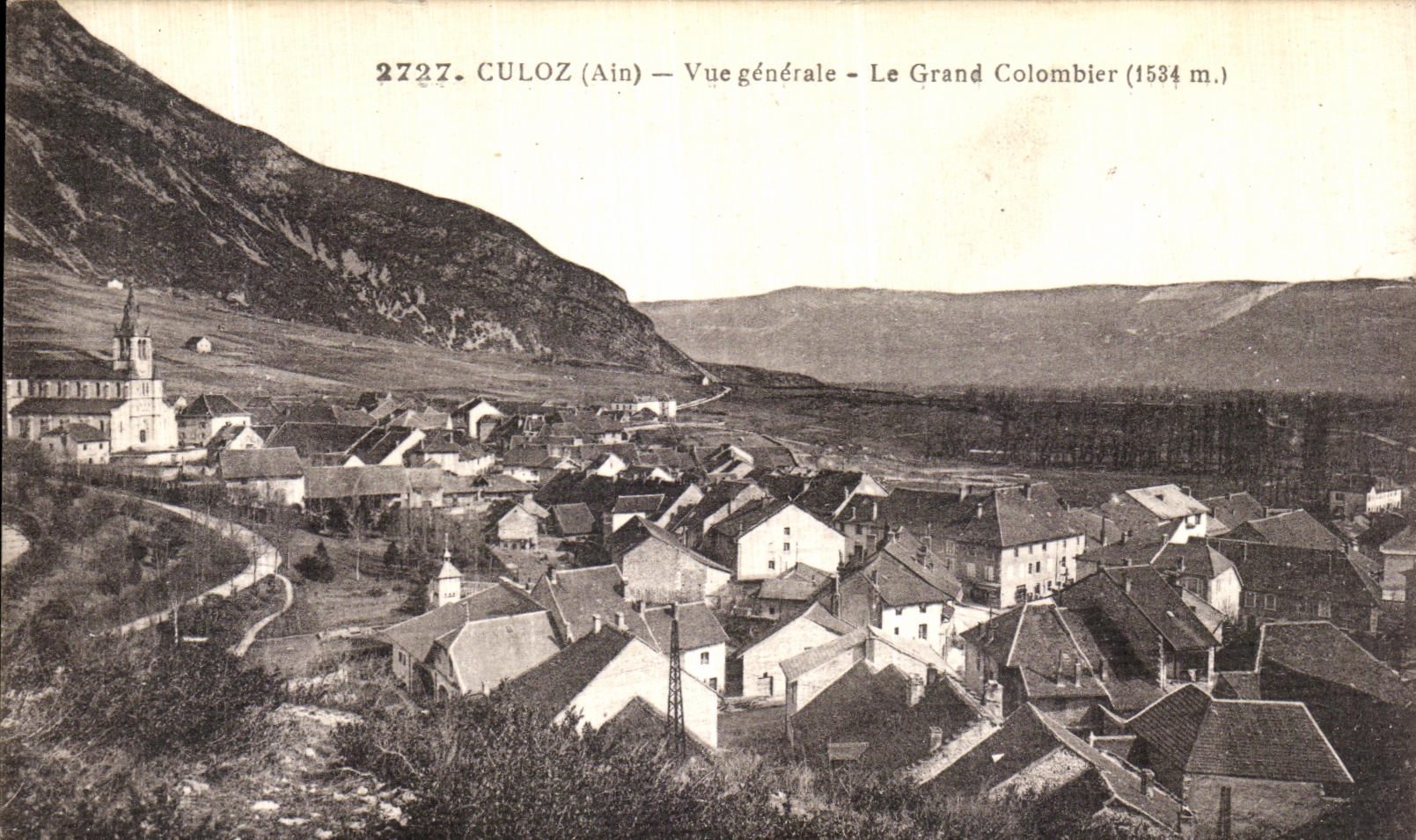 VINTAGE POSTCARD Culoz View the Large Dovecote