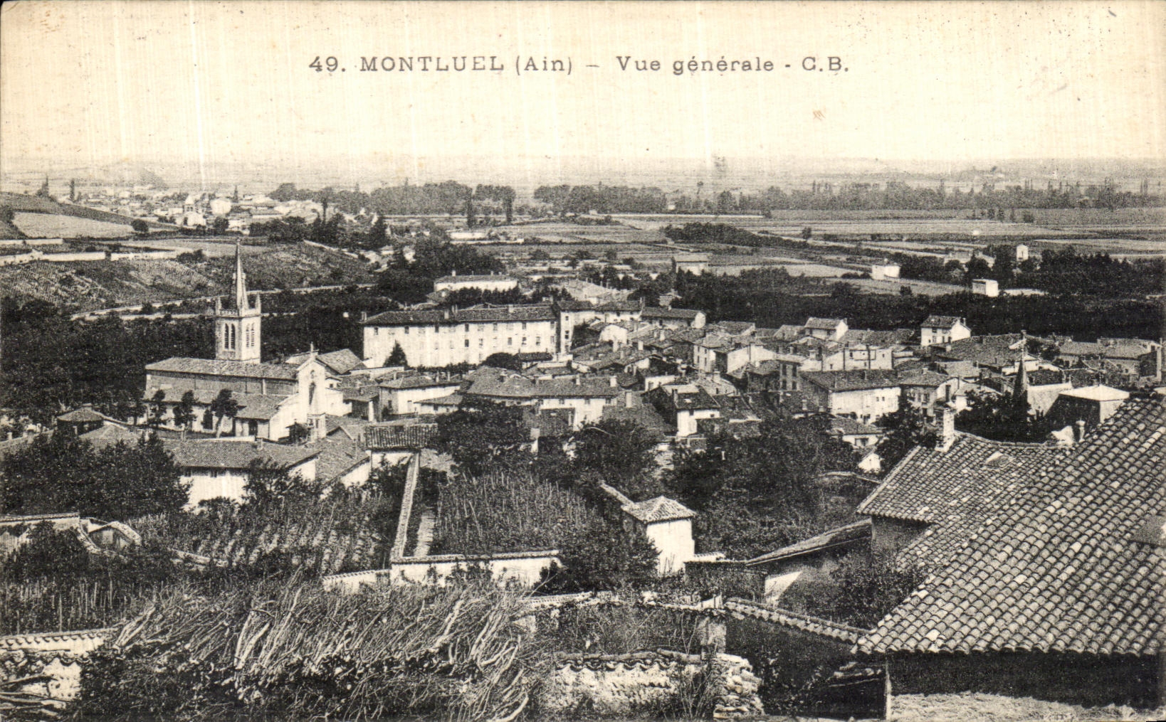 CPA Montluel Vue Generale