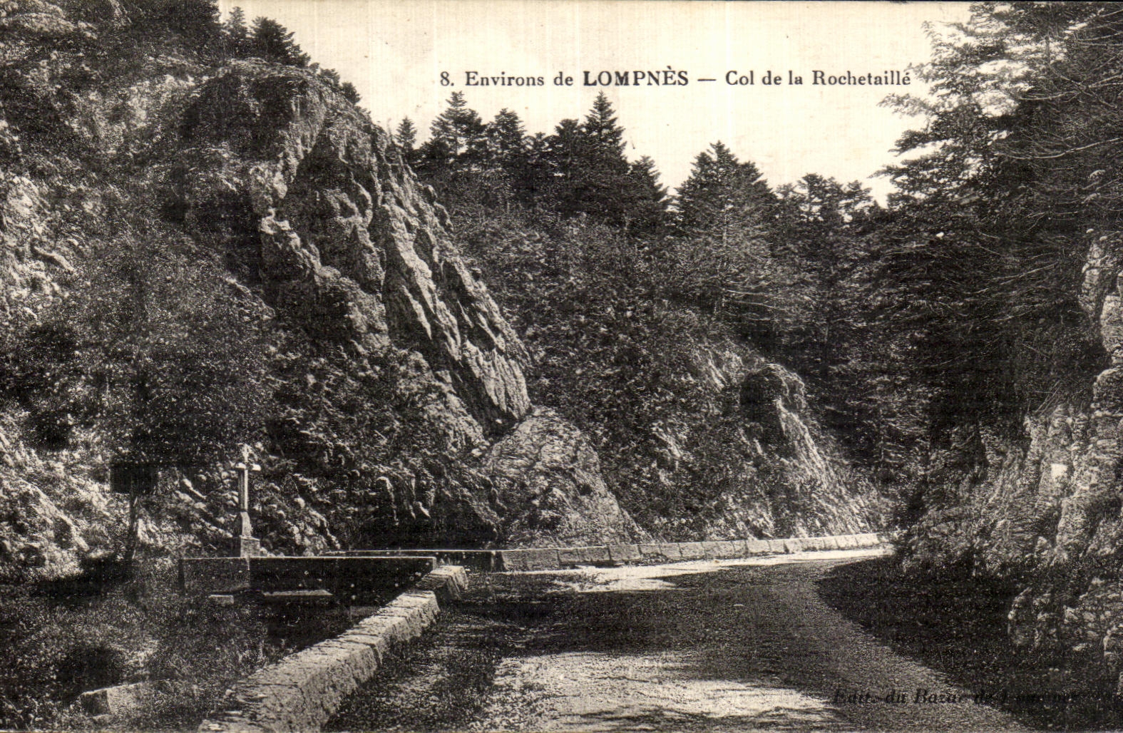 Alrededores de la POSTAL de la VENDIMIA del collar de Lompnes de Rochetaille