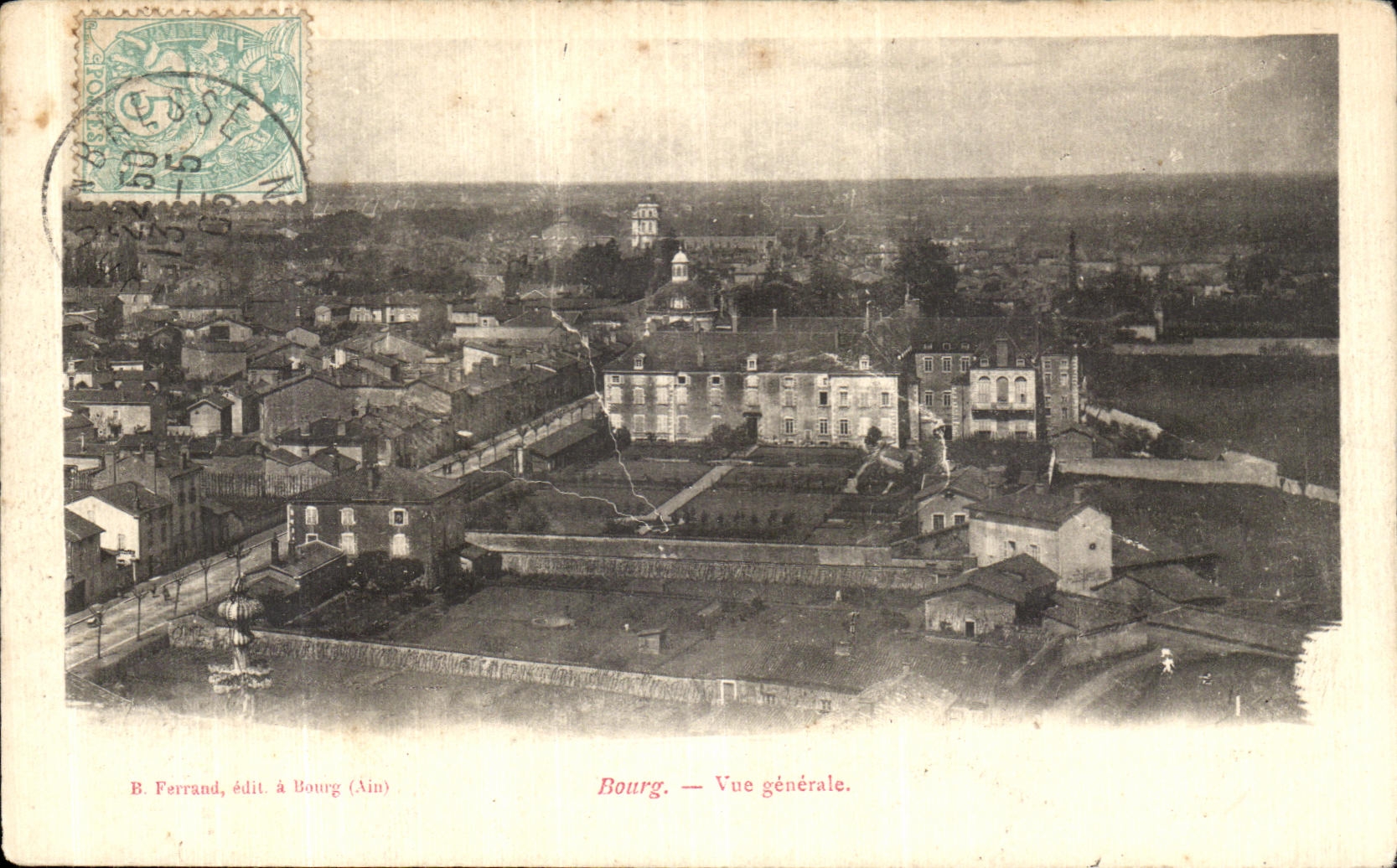 VINTAGE POSTCARD Borough View