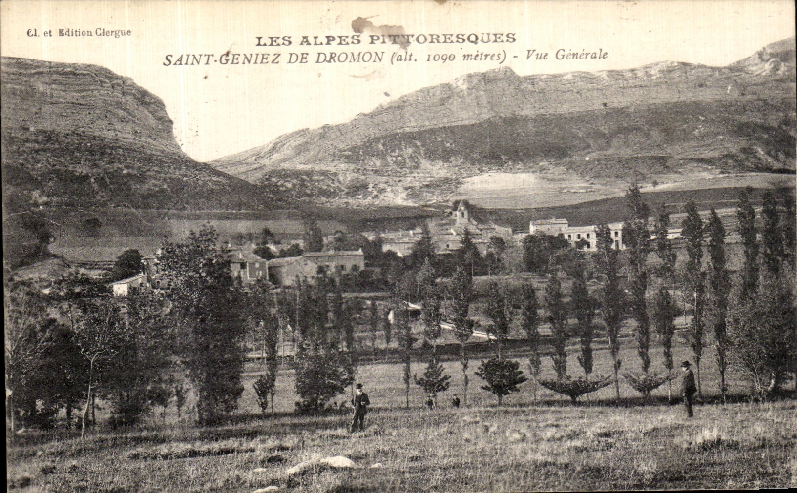 CPA Saint Geniez De Dromon Vue Generale