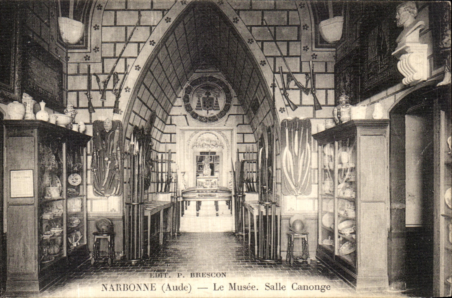 CPA Narbonne Le Musee Salle Canonge