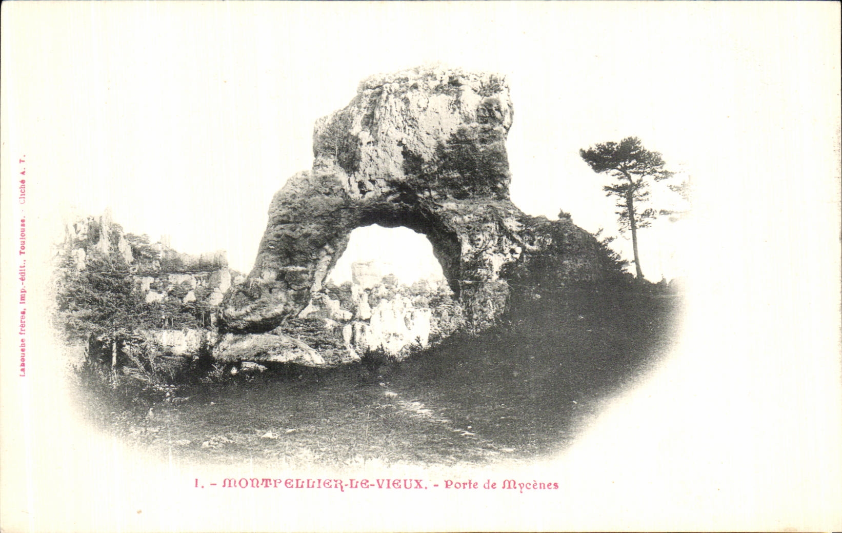 CPA Montpellier Le Vieux Porte de Mycenes