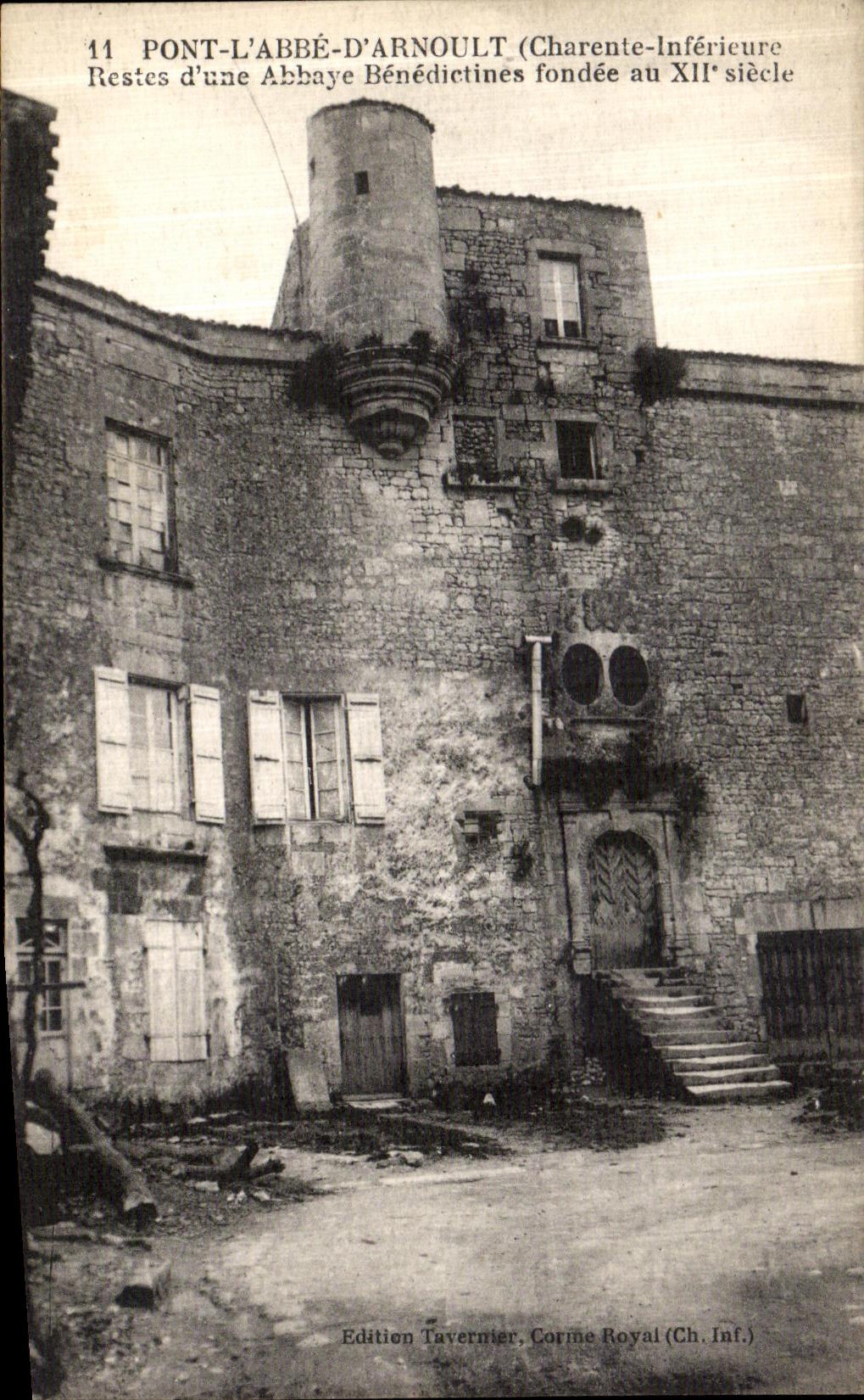 VINTAGE POSTCARD Bridge L Abbot D Arnoult Remainders D benedictine abbey