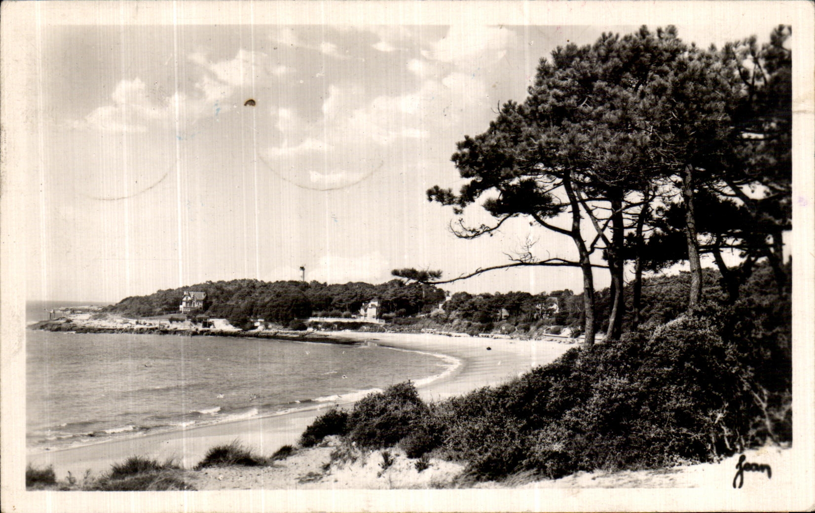 VINTAGE POSTCARD St Palate on Sea the Beach of the Shallow