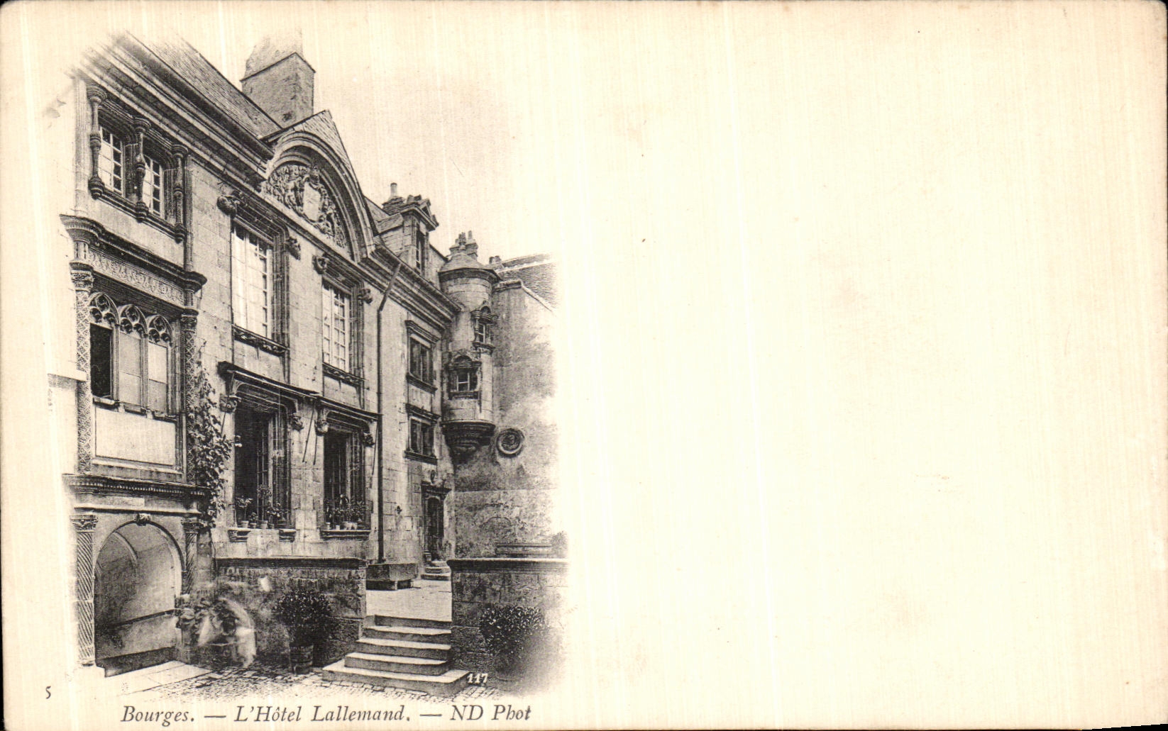 POSTAL Bourges L hotel de la VENDIMIA de Lallemand