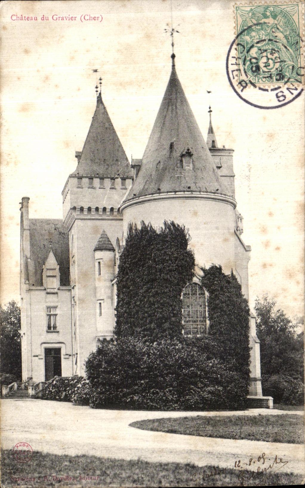 VINTAGE POSTCARD Castle of the Gravel