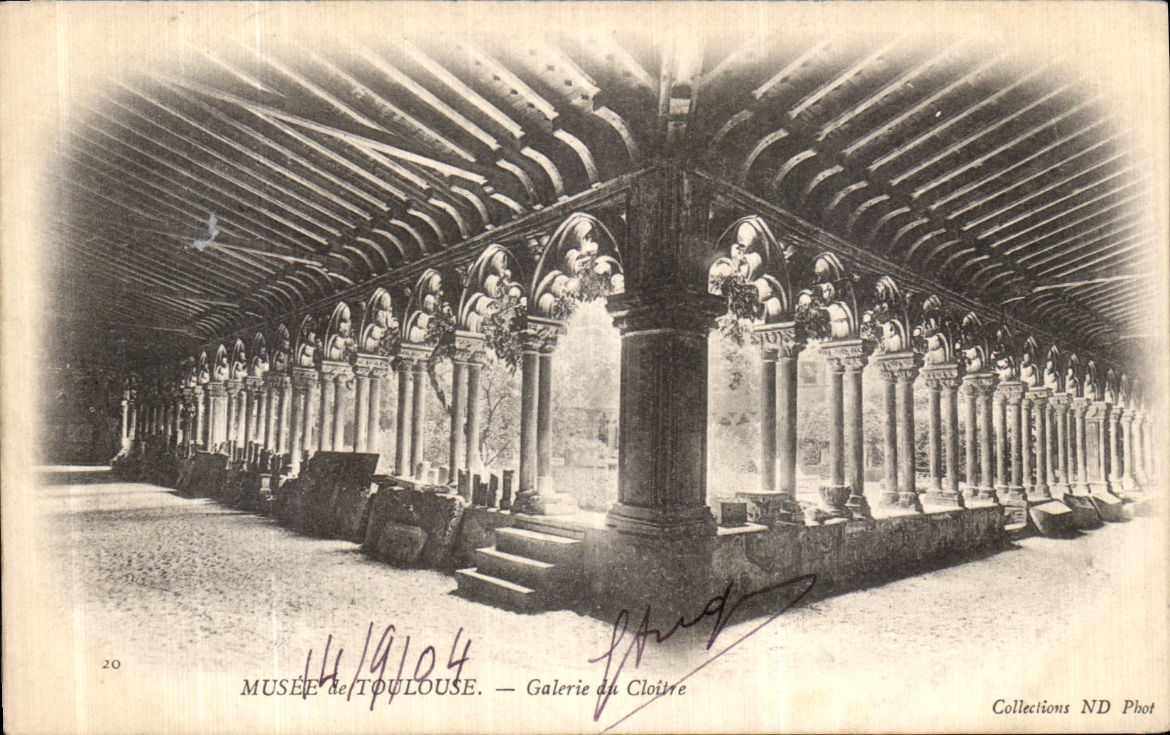 CPA Toulouse Galerie du Cloitre 