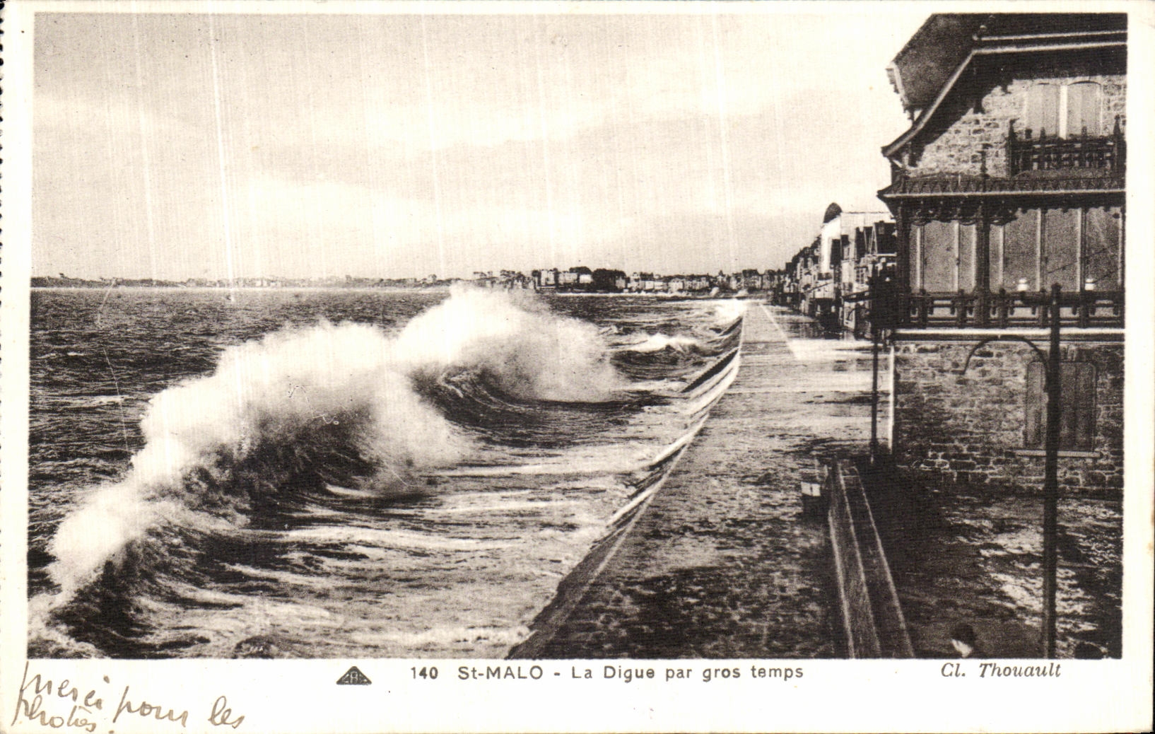 POSTAL Malo santo de la VENDIMIA la presa por el tiempo pesado