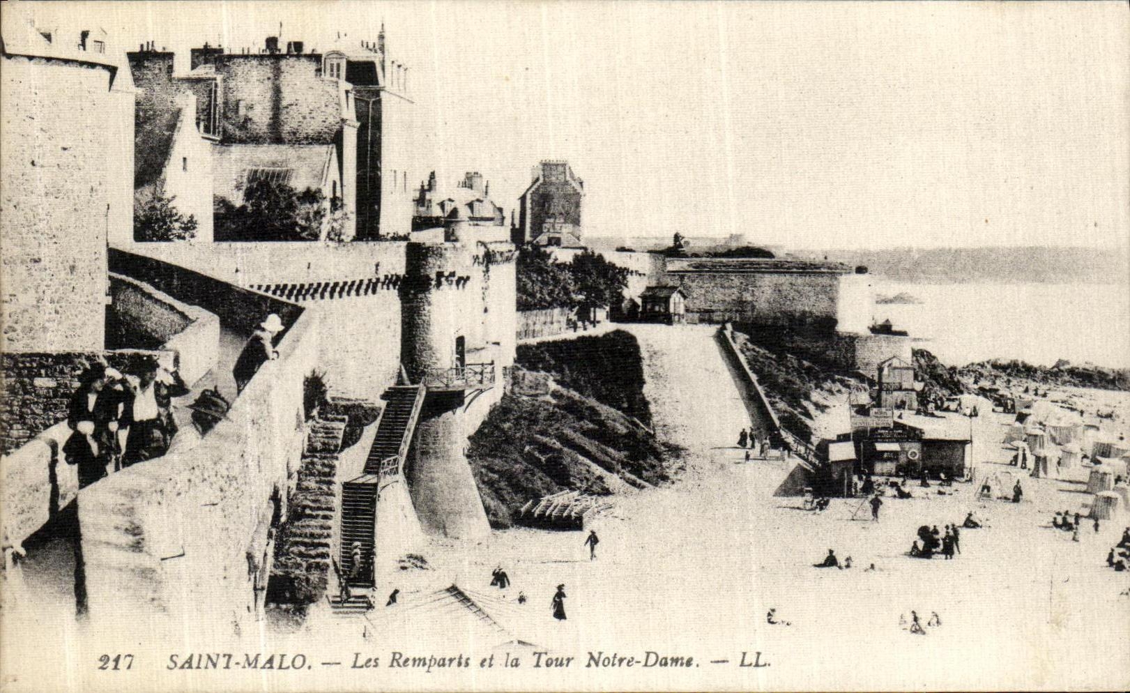 Paredes santas de Malo de la POSTAL de la VENDIMIA y vuelta de Notre Dame