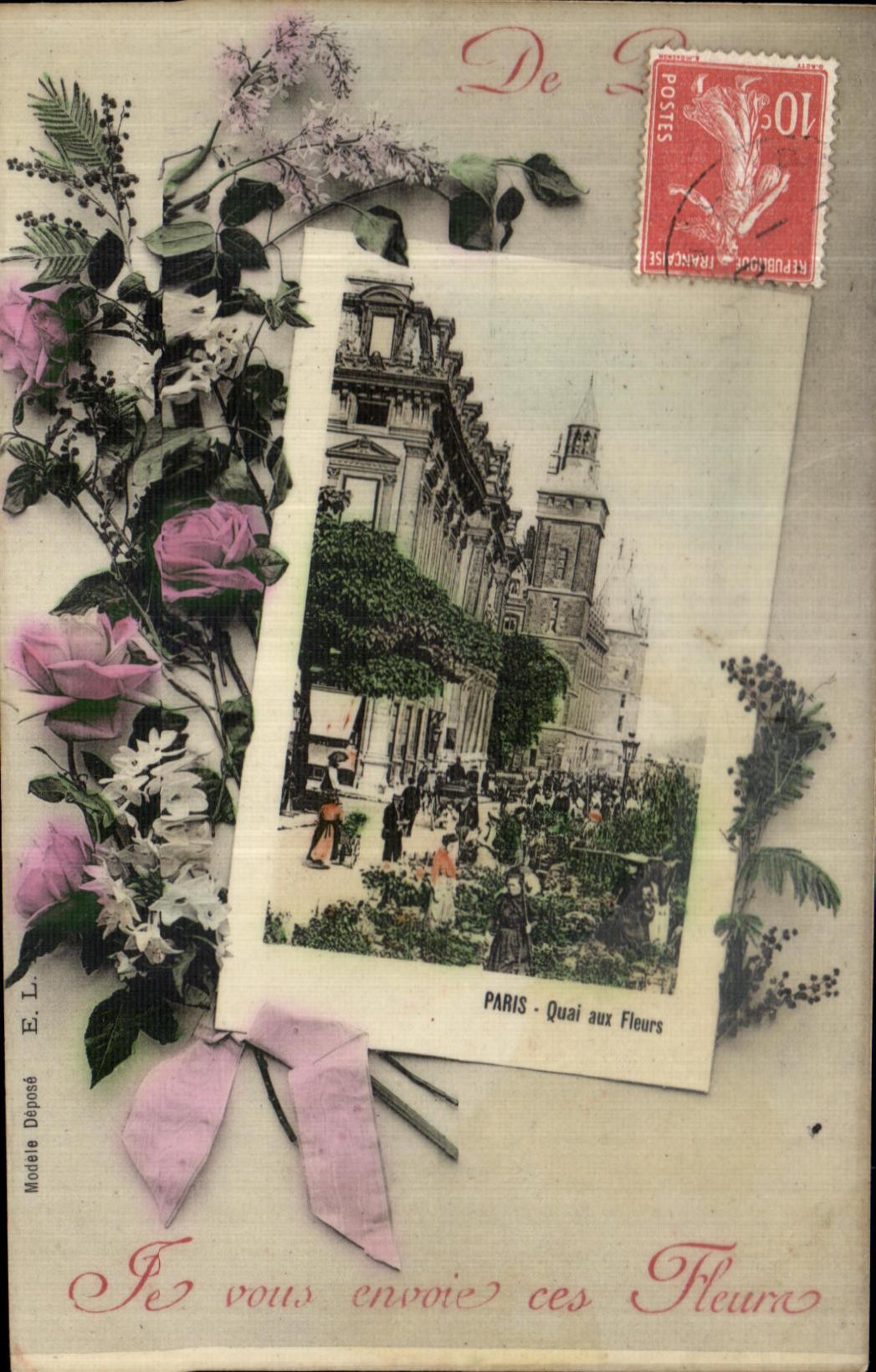 CPA Paris Quai aux fleurs