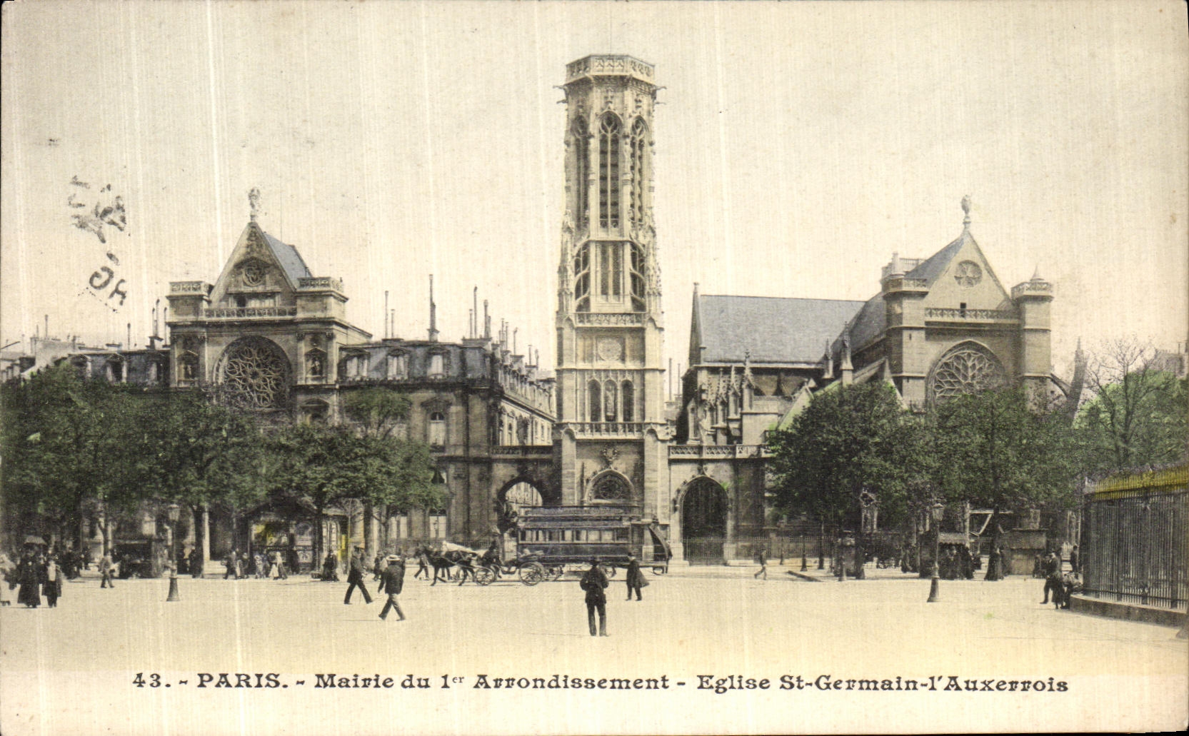 CPA Paris Mairie du 1er Arrondissement Eglise St Germain l Auxerrois