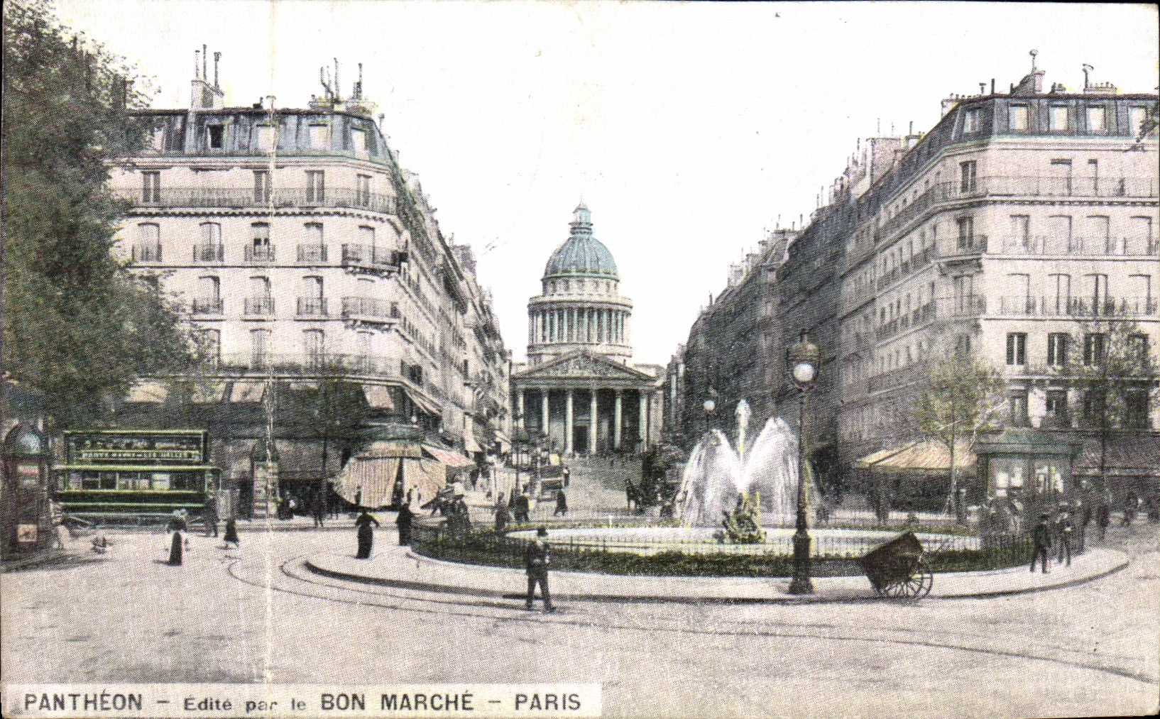 POSTAL de la VENDIMIA que el panteon publica por el buen mercado de Paris