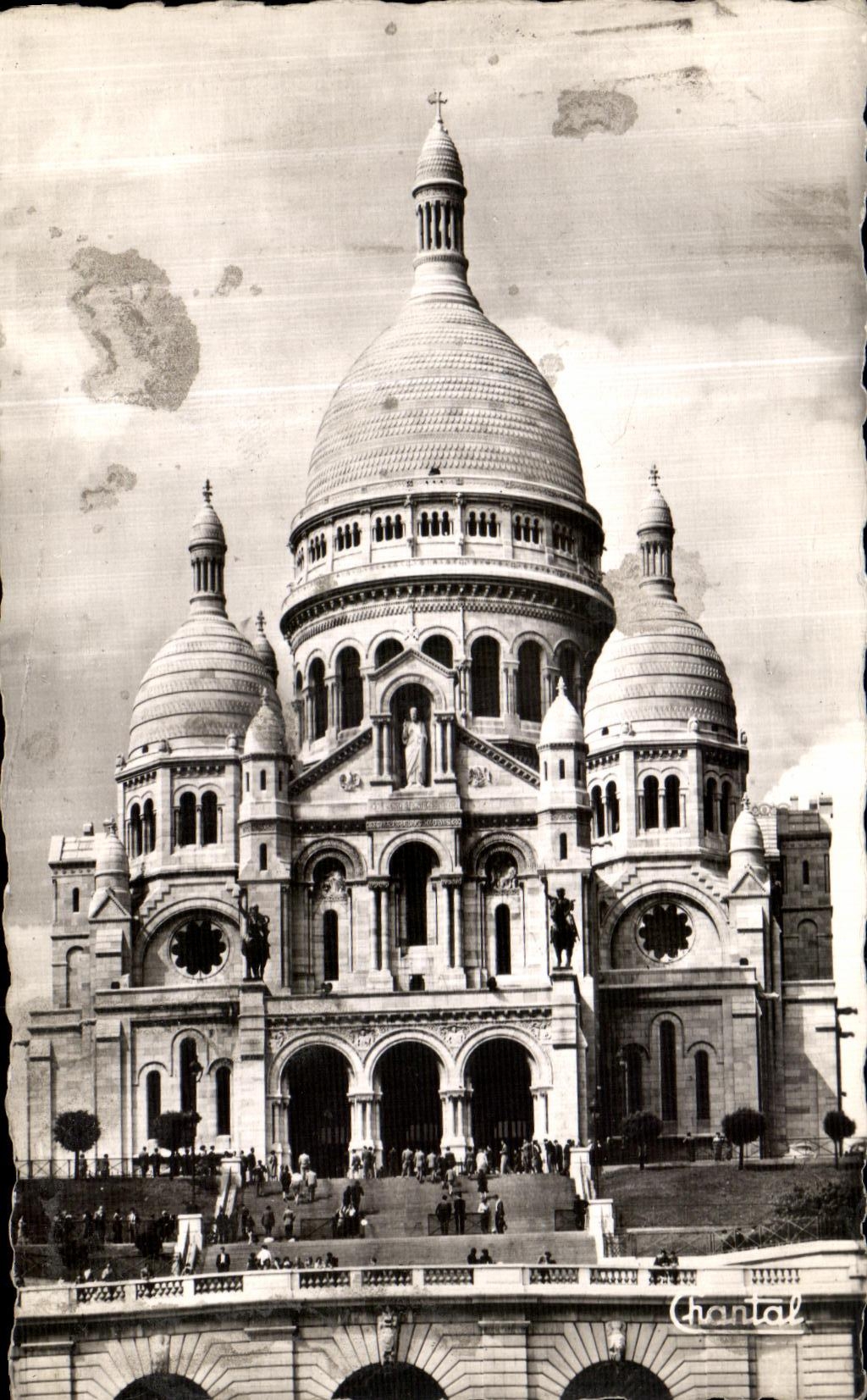 CPSM Paris Basilique du Sacre Coeur Montmartre 