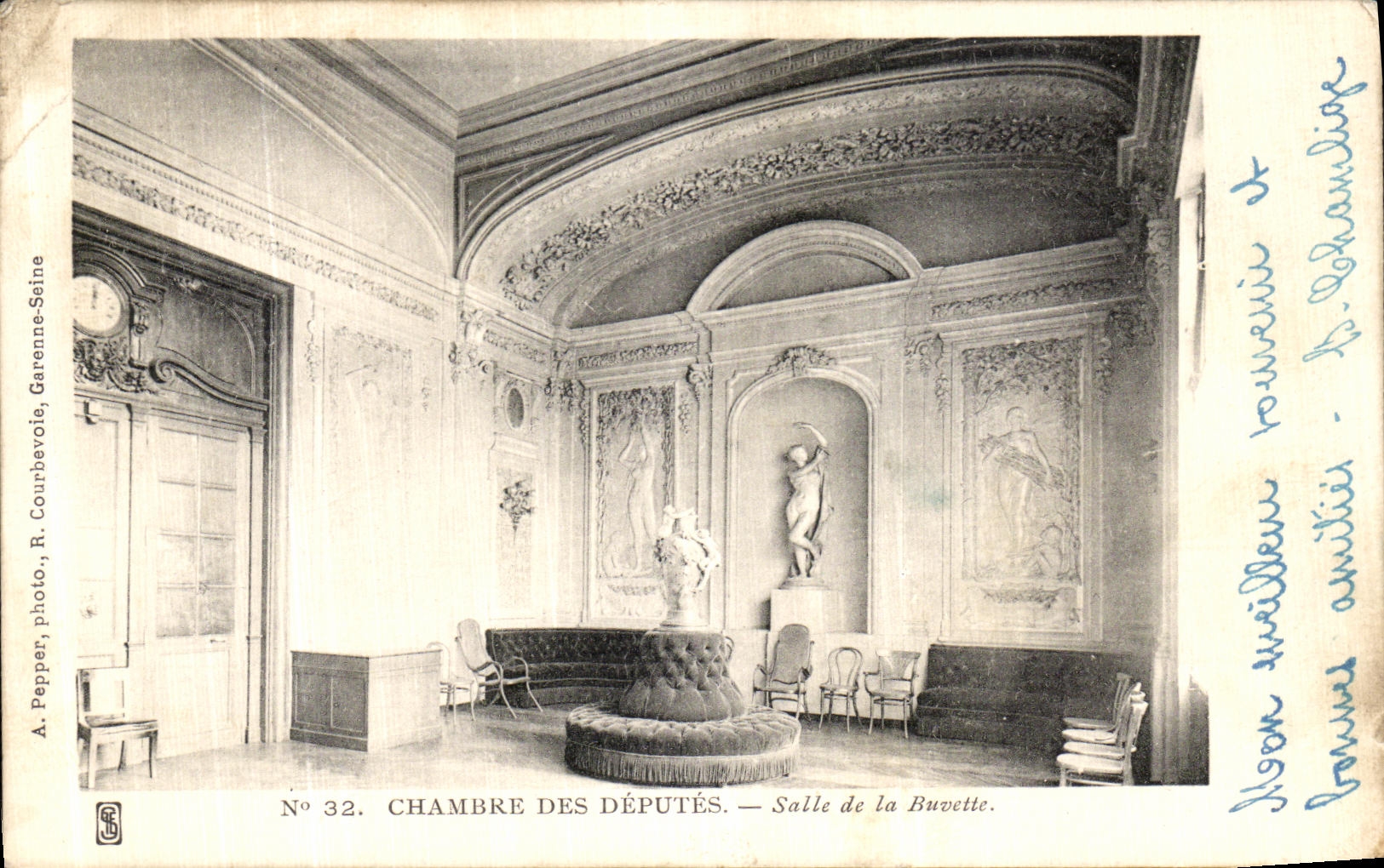 CPA Chambre Des Deputes Salle de la Buvette