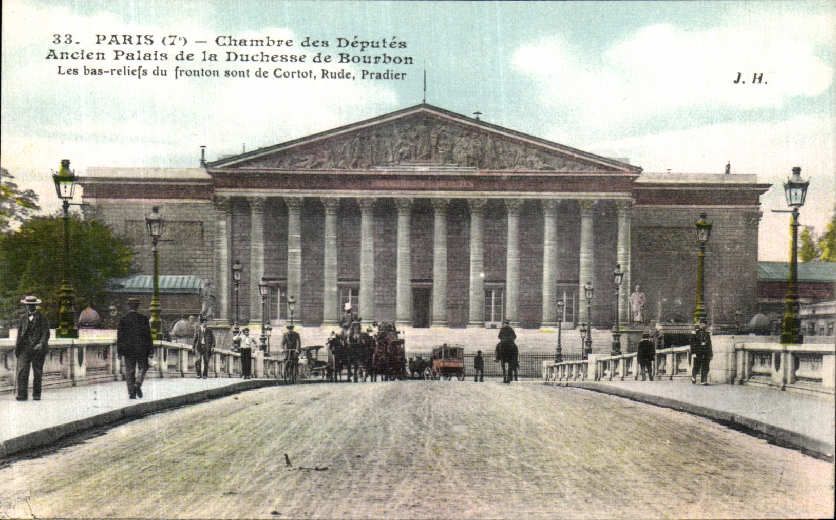 CPA Paris Chambre des Deputes Ancien Palais de la Duchesse de Bourbon