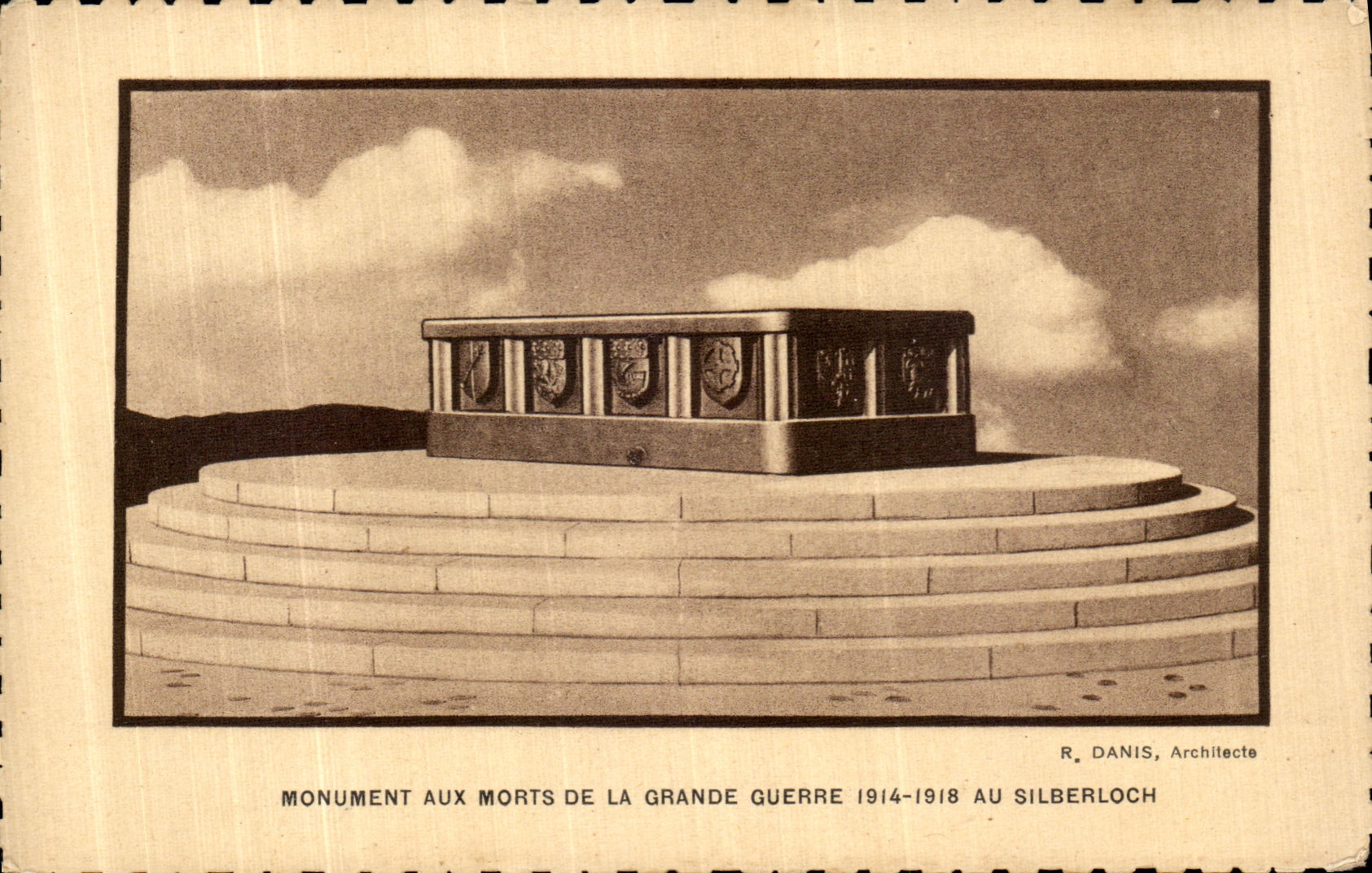CPA Monument Aux Morts De La Grande Guerre 1914 1918 Au Silberloch