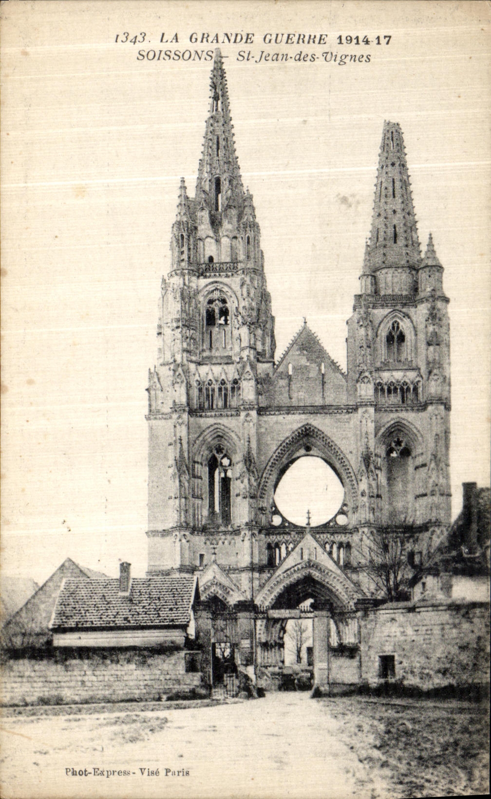 CPA La Grande Guerre Soissons St Jean Des Vignes Militaria