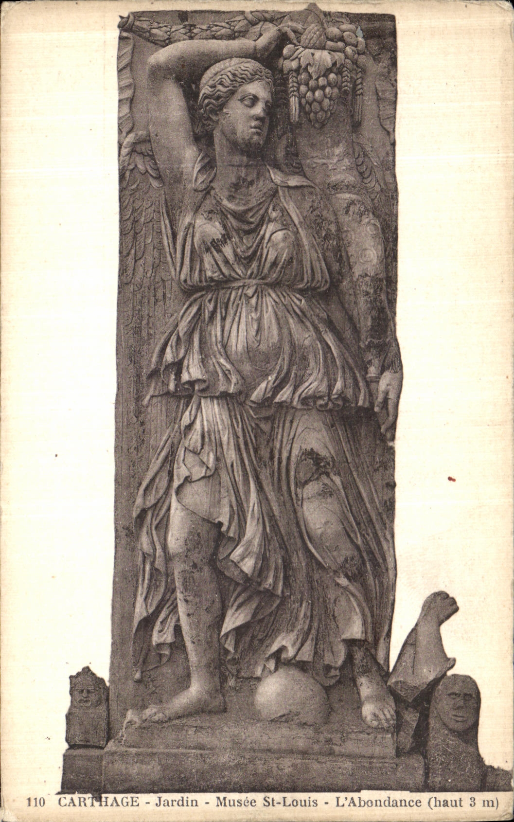 VINTAGE POSTCARD Carthage Garden Museum St Louis L Abundance