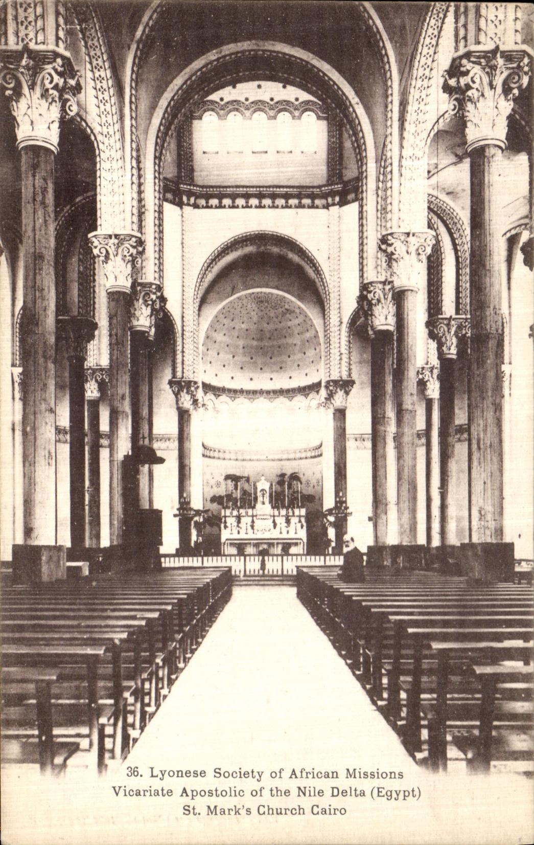 CPA Missions Vicariate Apostolic of the Nile Delta St Marks s church Cairo Egypte